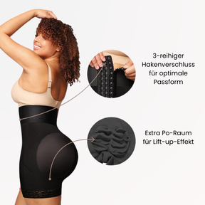 Hochtaillierte Formende Po Lift Shorts mit Bauchstütze